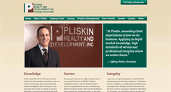 Desktop Screenshot of pliskinrealty.com